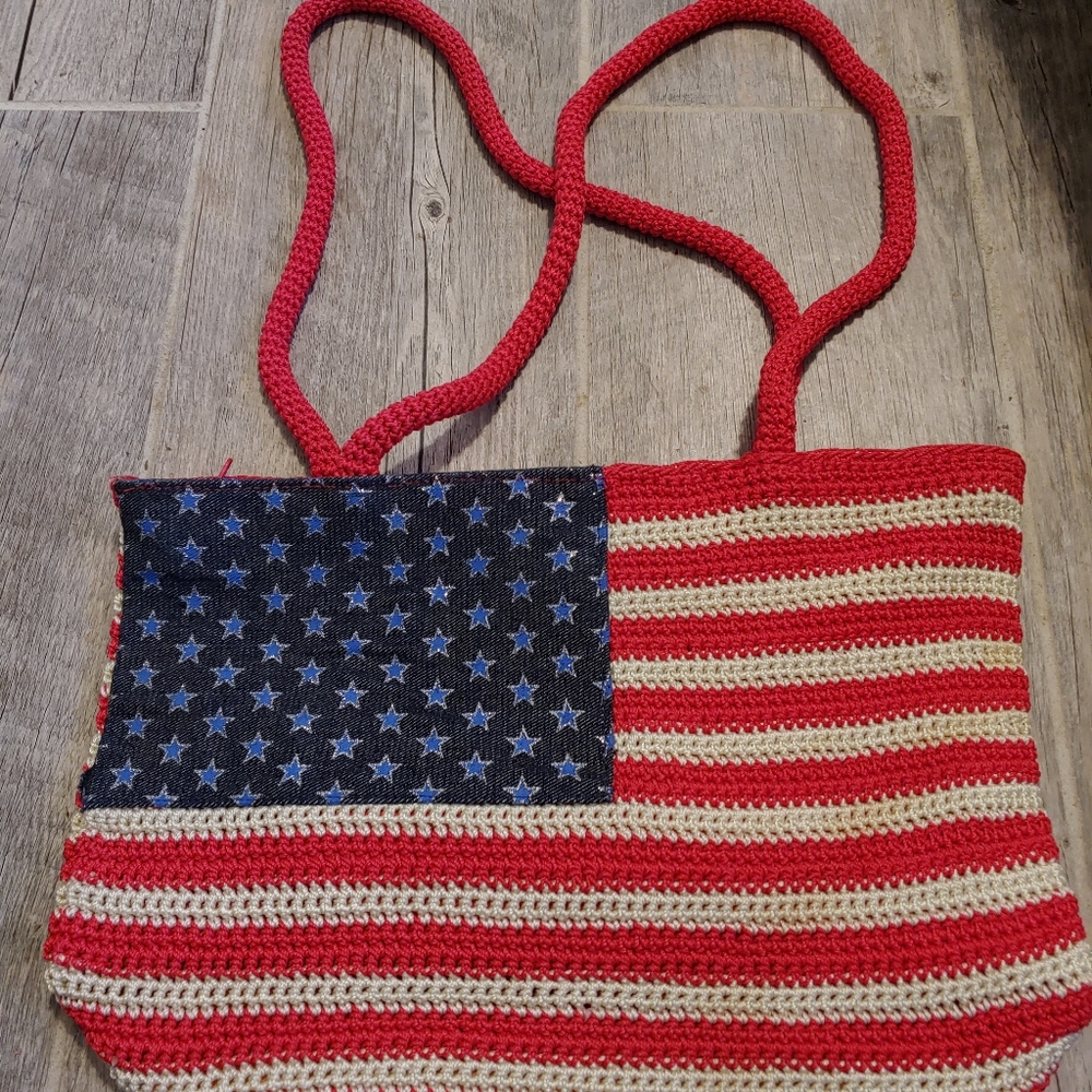 knit USA handbag